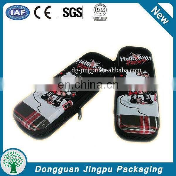 Custom printed metal rectangular kids tin pen case