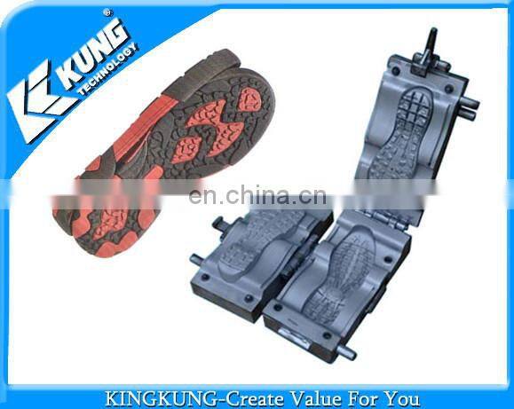 Calssic design double color TPR/PVC outsole mould suit for Chinese Rotary machine