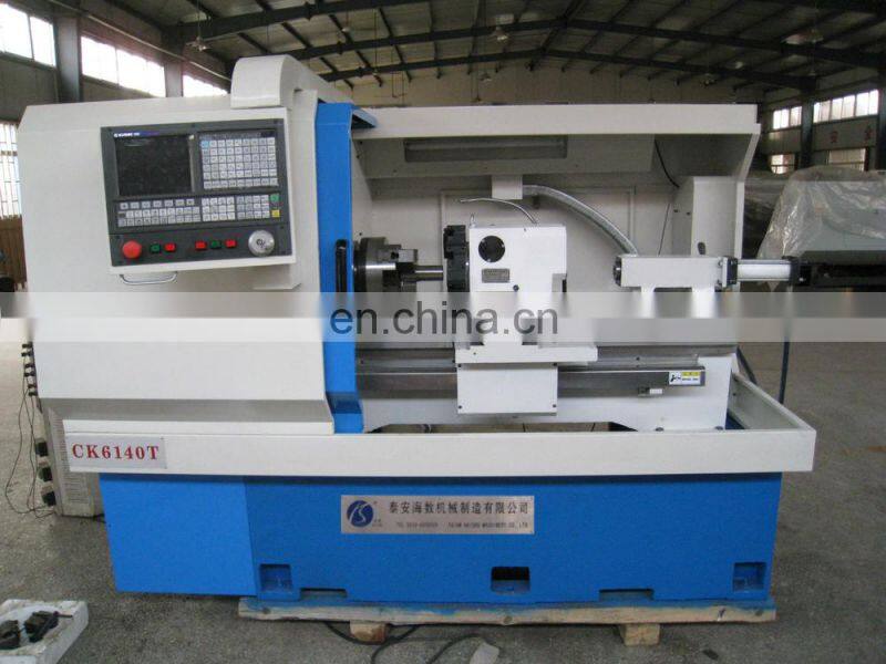 Large spindle hole 70mm multi purpose cnc lathe machining CK6140T