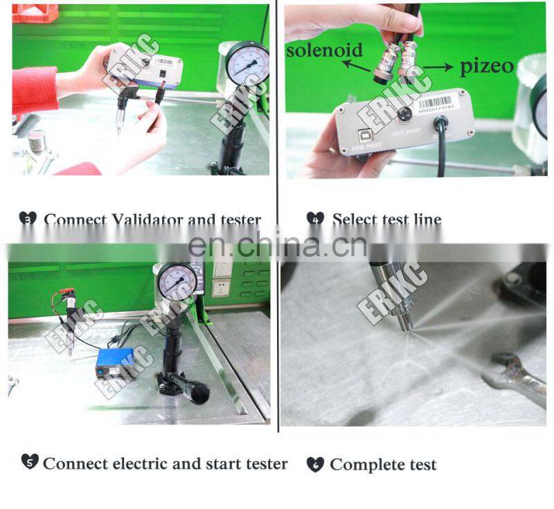 CRDI Injection nozzle calibration manual diesel piezo common rail injector tester and auto diagnostic tools nozzle tester