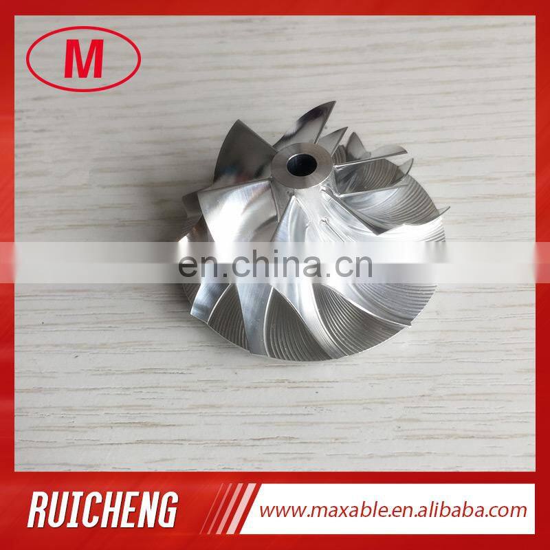 GT15-25 436131-0019 36.78/52.19mm 6+6 blades performance milling/aluminum 2618/billet compressor wheel for 709836/727461/709835