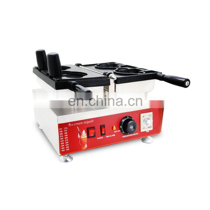 New style animal bear shape cartoon waffle machine with CE
