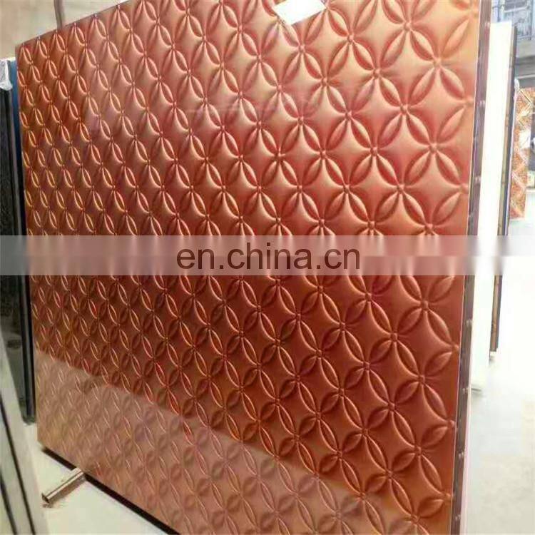 wholesale price 4mm decorative glass sheet use in interior