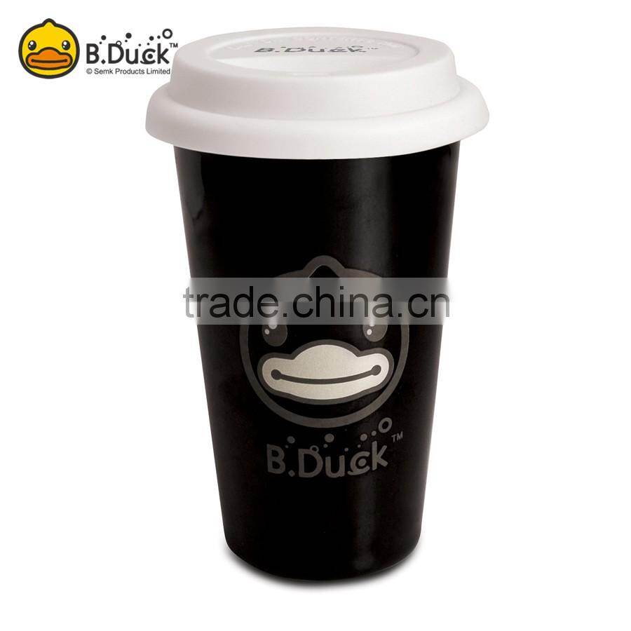 Hight quality B.Duck brand cute novelty gifts set custom ceramic mug