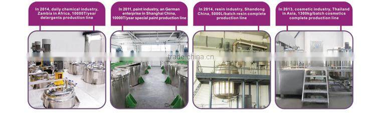 Resin reaction mixing vessel