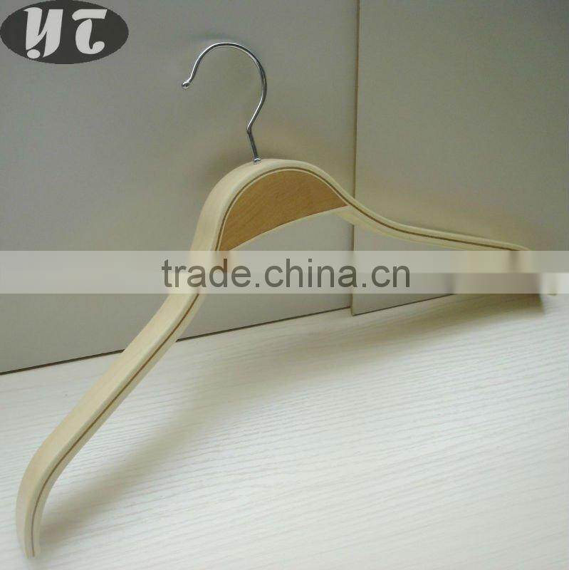G10 laminated wooden hanger for coat and shirt