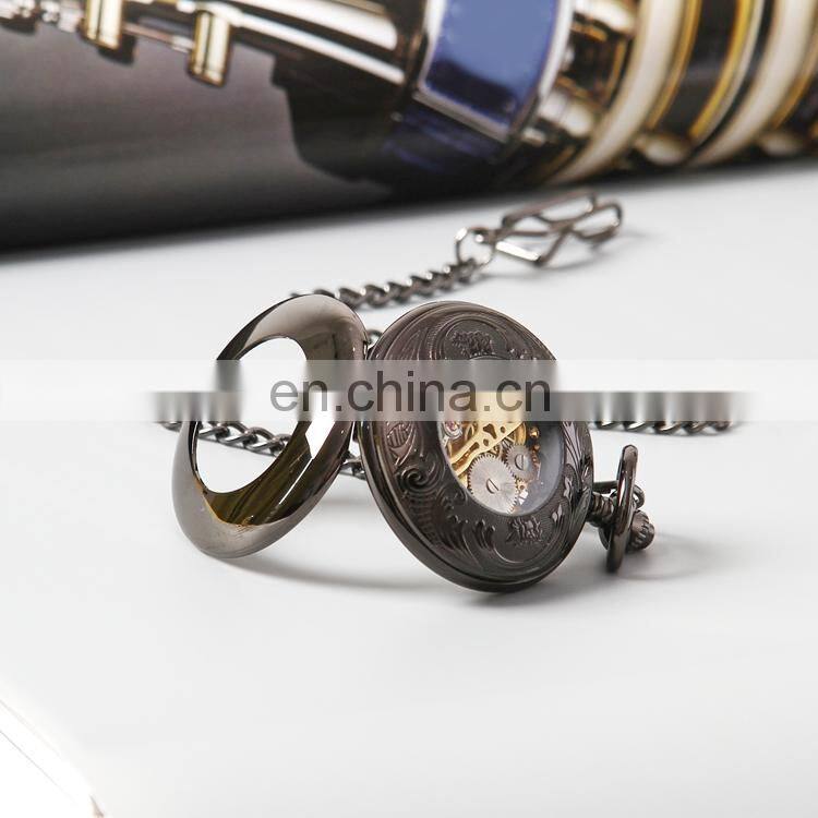 SHUHANG SH05 Ladies man analog display chain business hand winding mechanical watch women