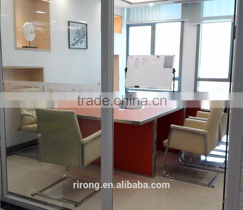 Commercial office furniture conference room with tempered glass