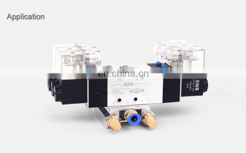 SNS 4V230-08 series inlet double coils pilot-operated electric solenoid valve