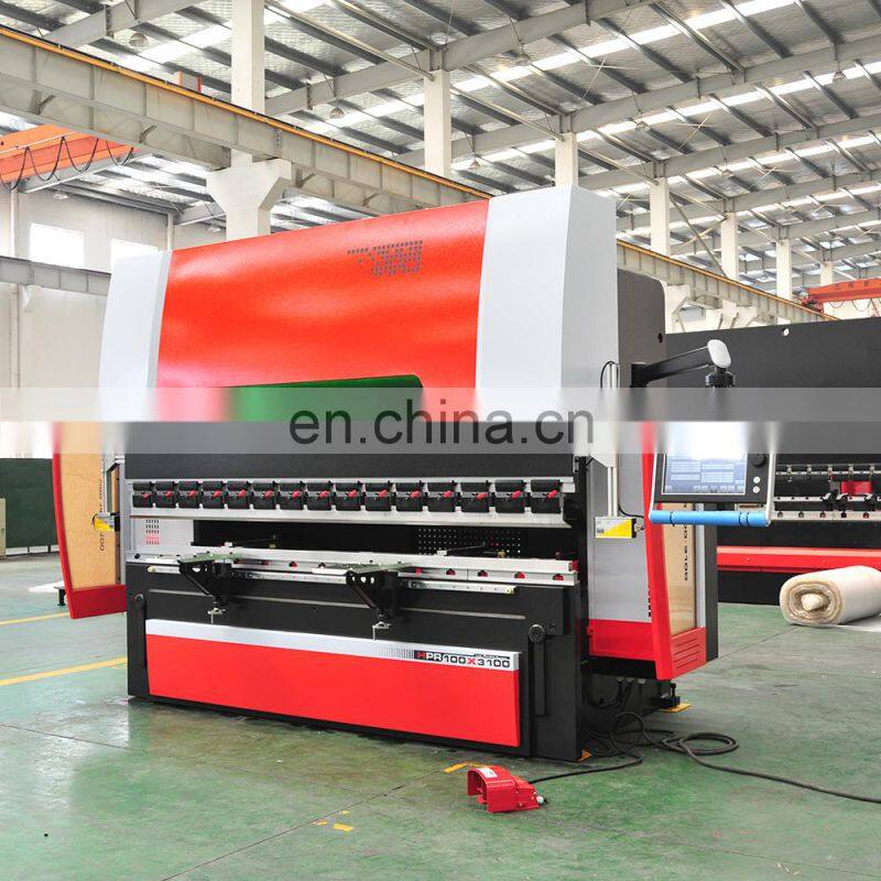 T&L Brand CNC hydraulic press brake 100t/3000mm Delem control DA66T