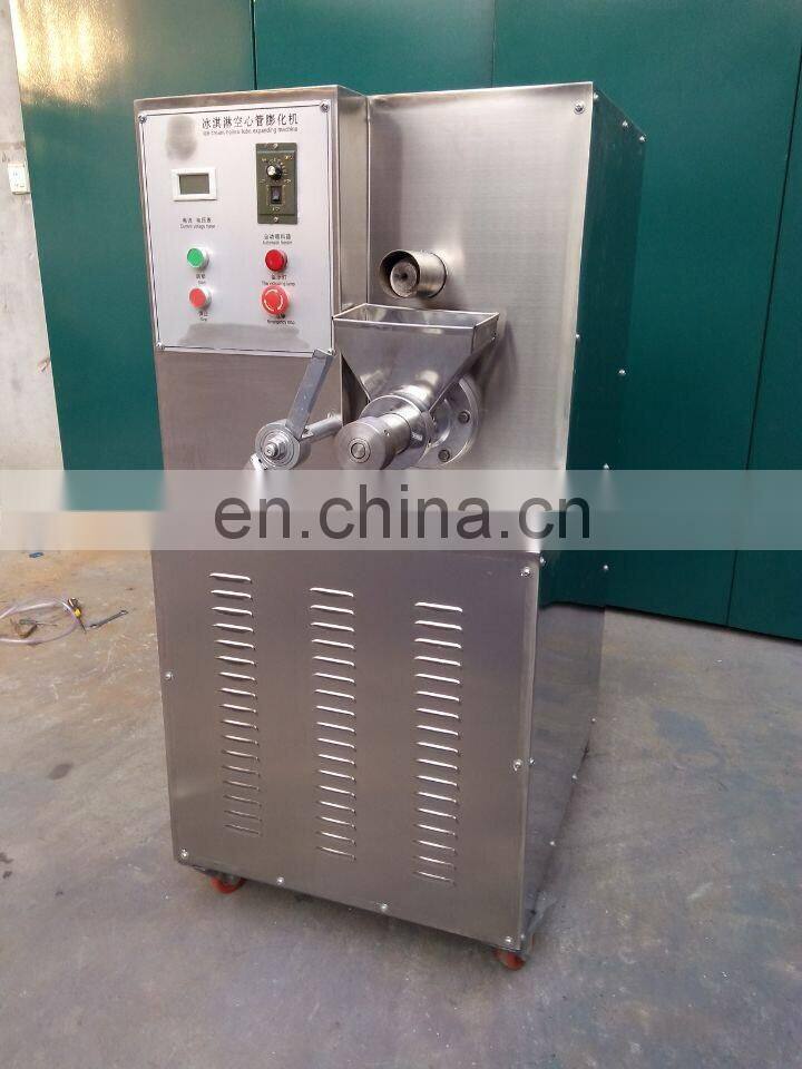 2021 Hot Sale Large output Ice Cream Corn Extruder Machine/Hollow Tube Corn Stick Extruder On Sale