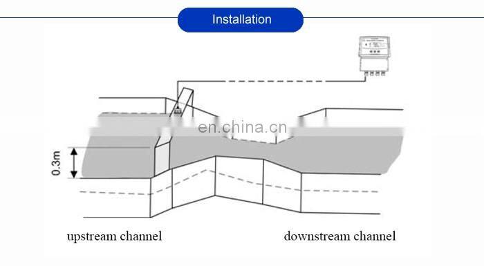 Taijia Open channel flow rate meter 4~20mA/RS485/Hart open channel flowmeter