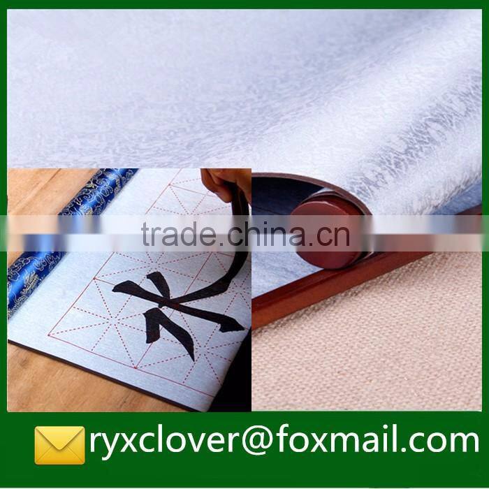 high quality practice calligraphy flocking fabric water print fabric