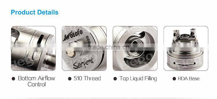 Wotofo Serpent RTA Tank with 4ml and Top Filling Large Stock Wholesale ecigarette