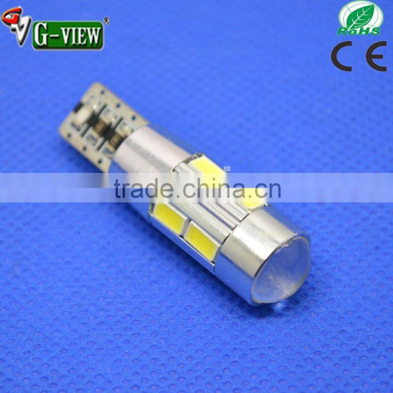 LED auto lighting bulb 5630 LED lamp T10 BA9S 10 led 5630 SMD with lens 12V LED CAR LAMP