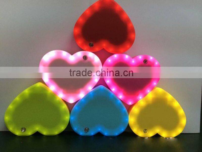 Customized heart power bank 6000mAh power battery charger no logo