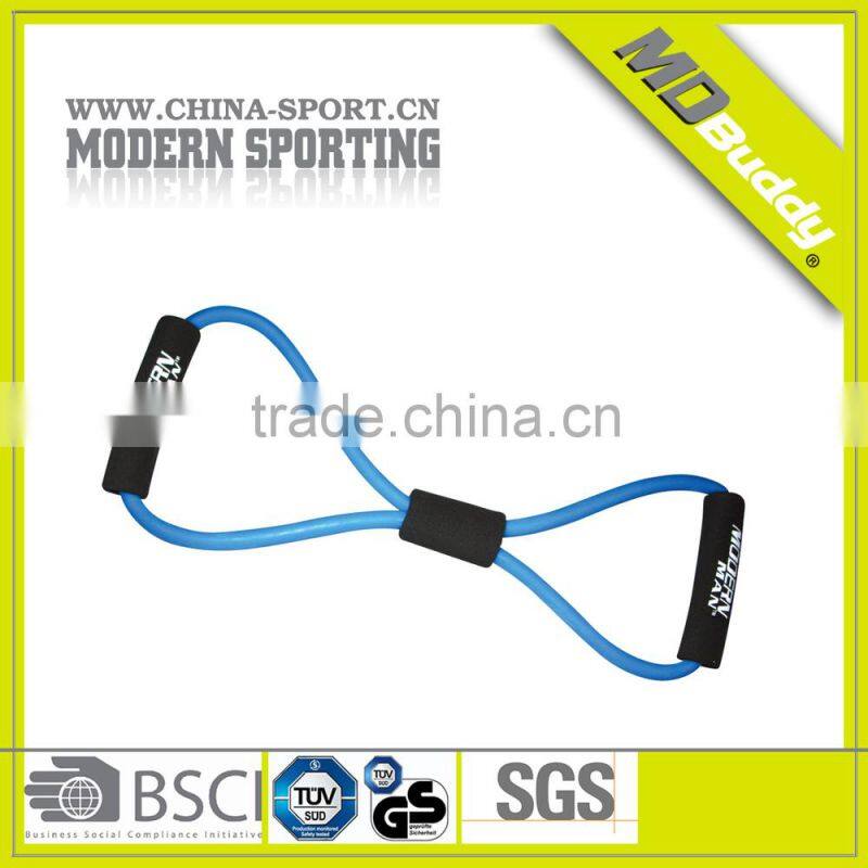2015 new product resistance tube with safety sleeves