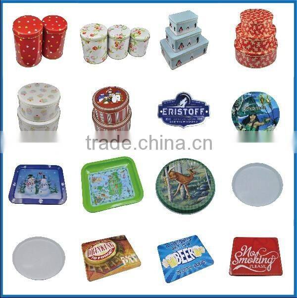 Lovely heart shape chocolate tin cans