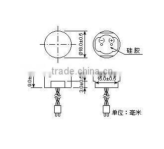 High quality waterproof ultrasonic sensor NU40B18TR-3