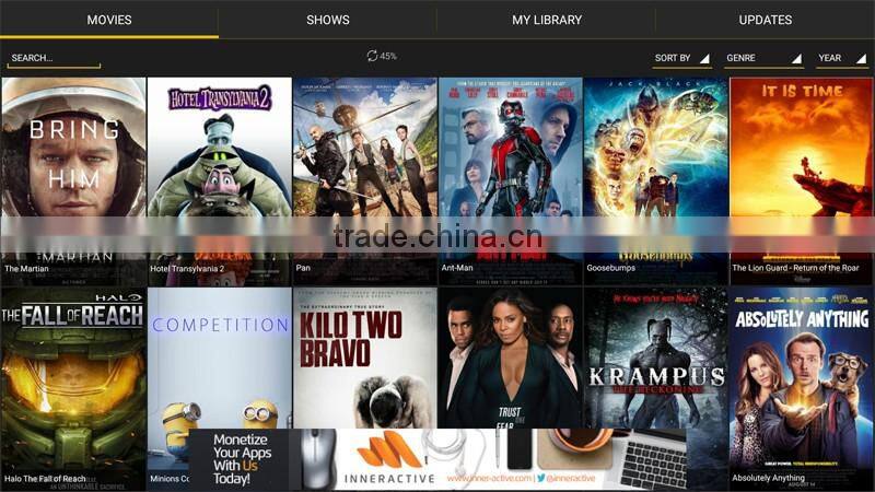 Newest Android 5.1 Amlogic S905 original rooted smart tv box T95 Support H.265 4K Android Smart TV Box