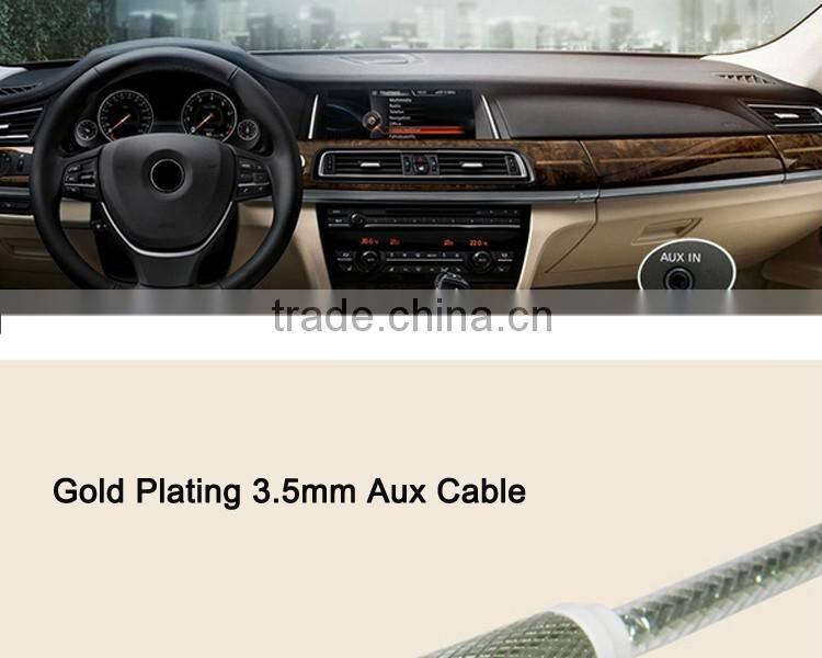 Top selling products in alibaba mobile phone accessories OEM quality 3.5mm aux audio cable with good offer free sample