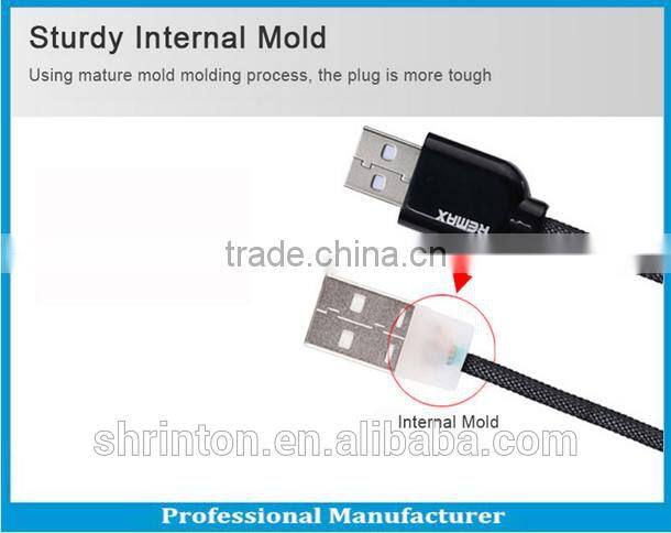 Remax super wire line micro usb data cable 1.0m length