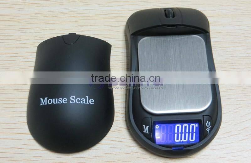 5.3 x 5.2cm Metal Tray 500g x 0.1g Gold Platinum Mouse Electronic Scale