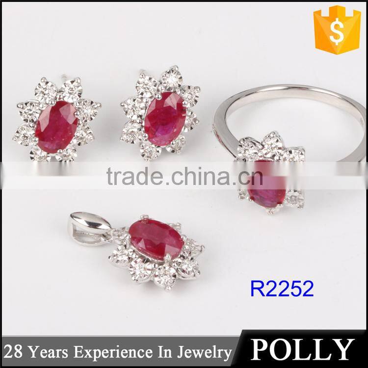 hot 18k gold large ruby enagement rings for women