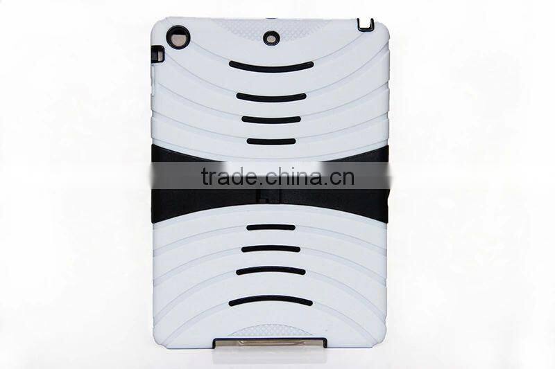 Tablet case For iPad Air 2 Electric wave line heavy duty shock proof case