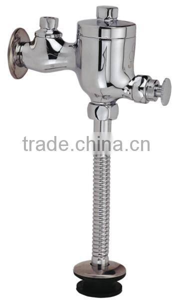 push button brass urinal water flush valve for toilet
