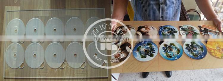 high speed 6 color printer uv, high resolution CD printing machine, CD diy printer