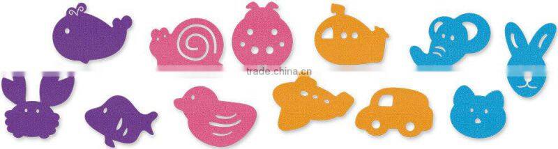 PM1826 2015 Popular Lovely Cartoon Anti-slip Mini Bath Appliques Stickers Bathroom Mat