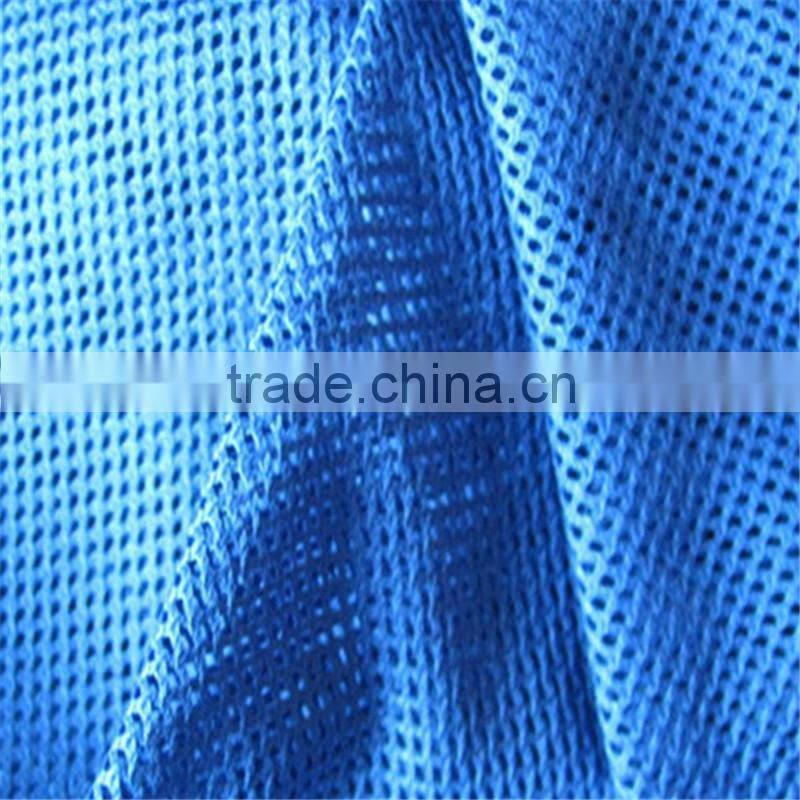 New product 2015 warp knitted black mesh fabric for clothing/hat/hometextile/camp/toy