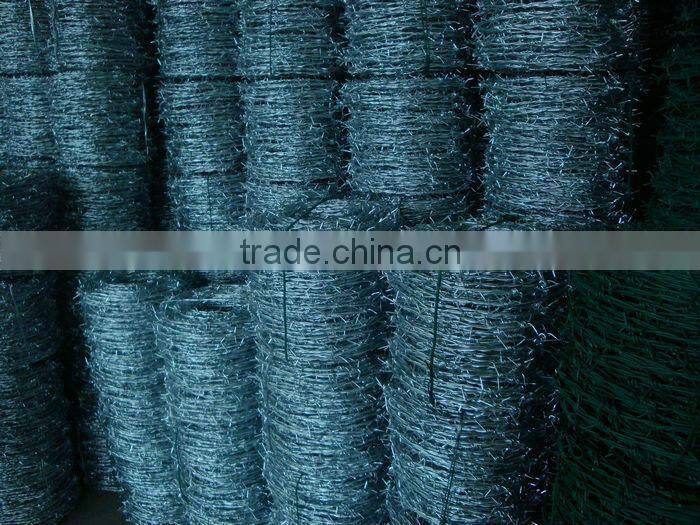 1.6 mm 2.1mm 2.5mm electric / hot dipped barbed wire