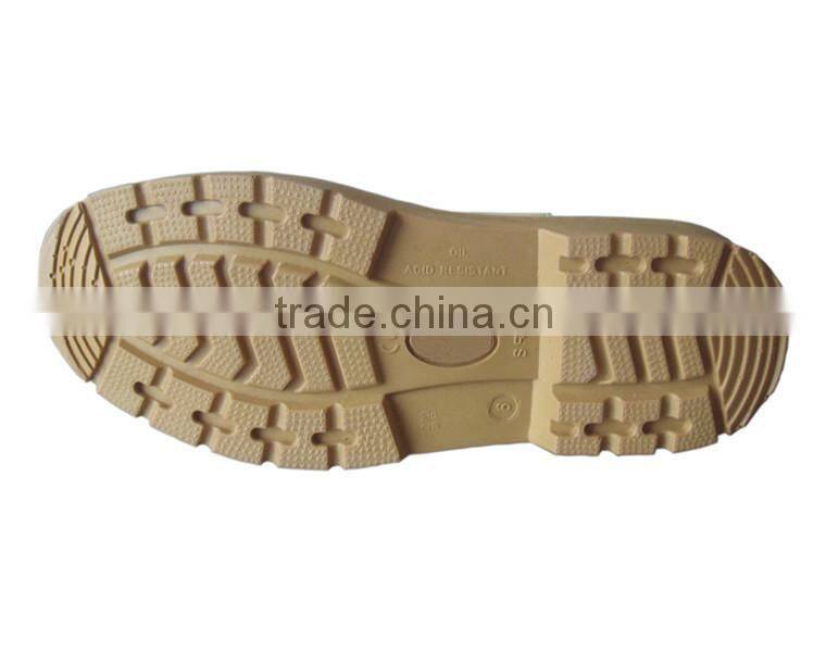 Elastic side work boots, rubber sole work boots made in china, easy to wear footwear