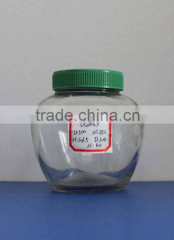 GLASS JARS AND METAL LIDS