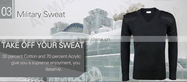 High quality knitted wool sweater for man