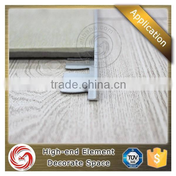 Good quality shopping mall used curved wall edge aluminum tile trim profile