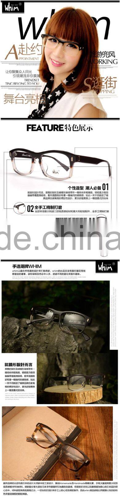 WHIM new product optical frame made in china acetate glasses frame