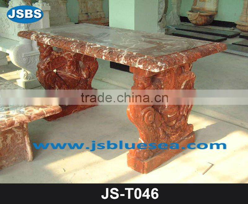natural stone carved outdoor garden table JS-T040C