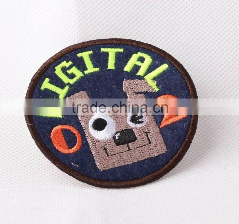 Cute Design Hot custom embroidered patches for kids