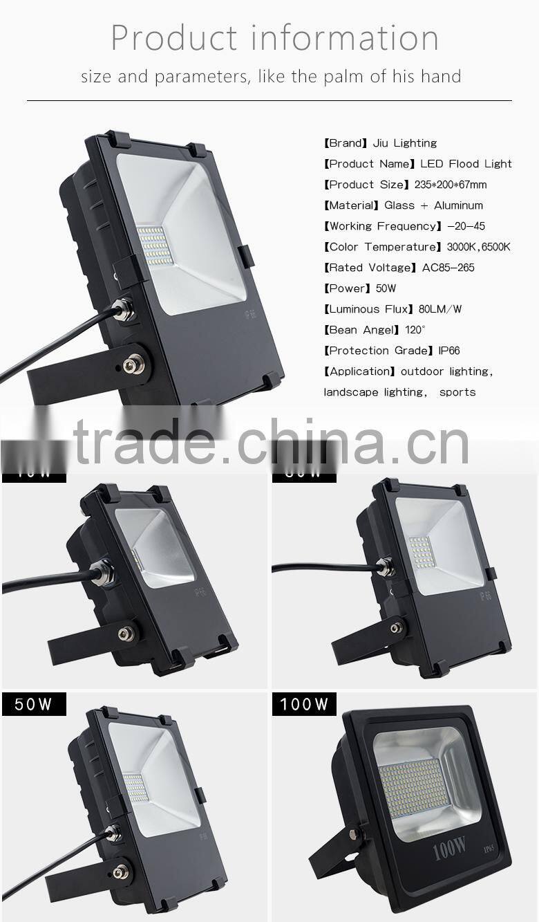Super bright 50W IP66 SMD led light Mini led flood light