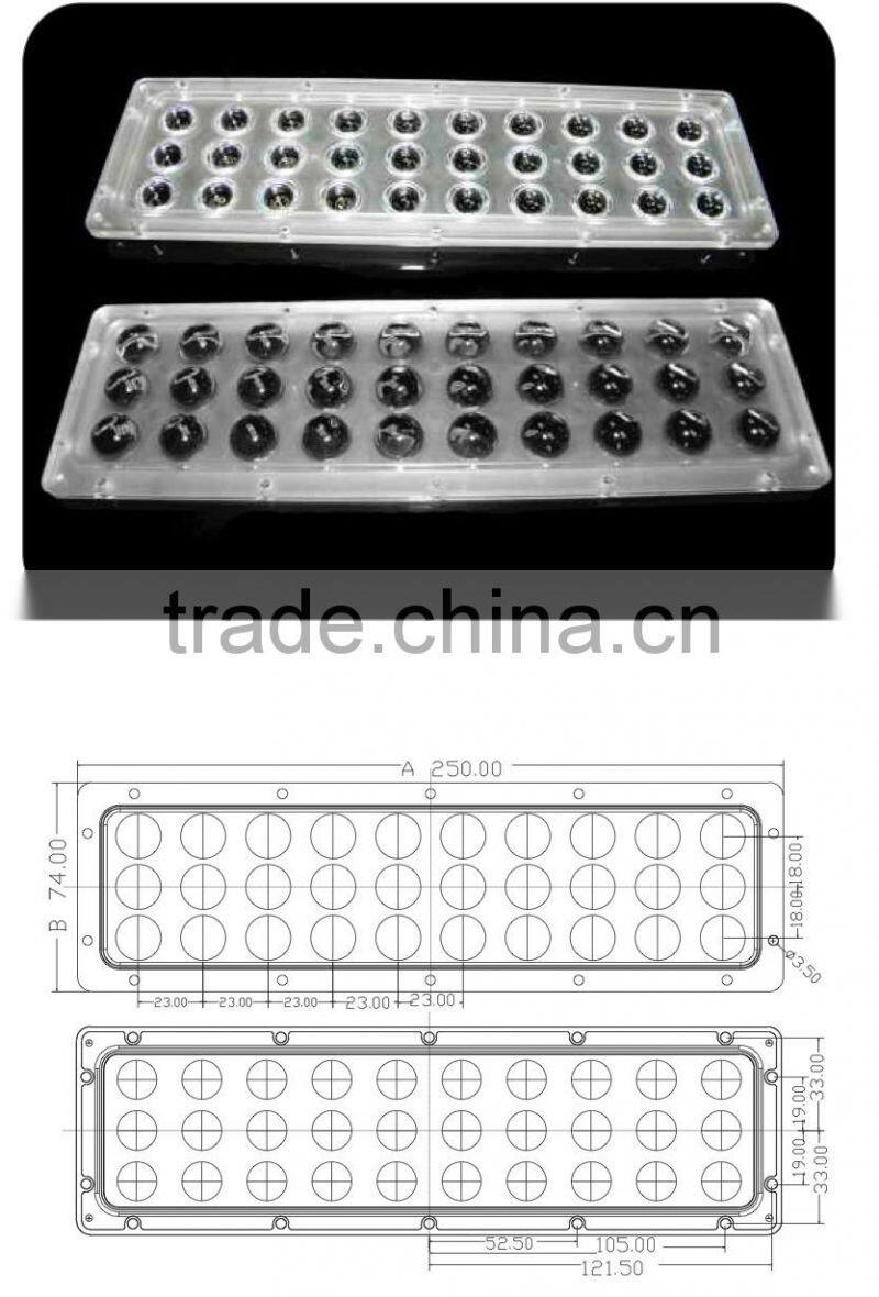 90 degree PC lens module high bay light modules