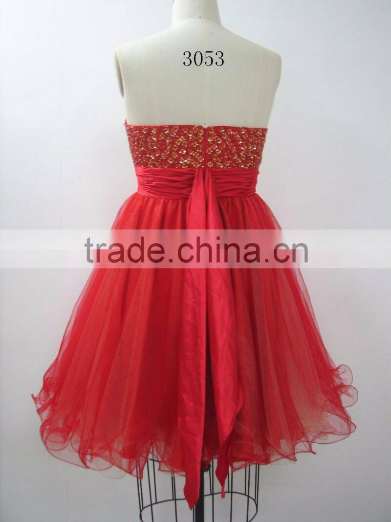 Wholesale Red Homecoming Dress Ladies Short Evening Cocktail Dresses