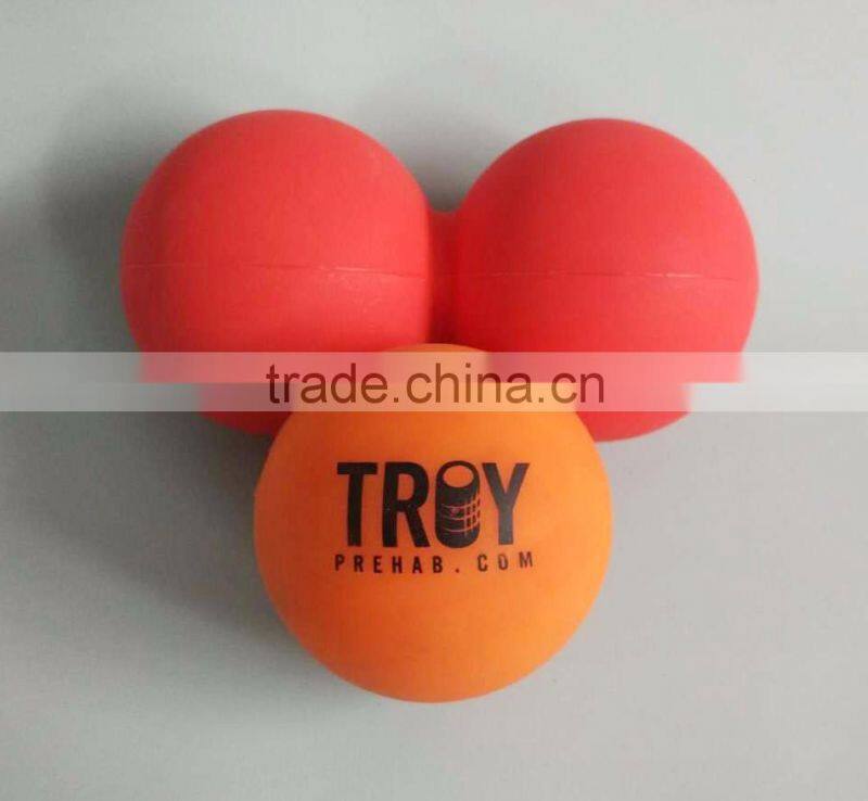 Silicone Massage crossfit rehab physio therapy Single & Double peanut lacrosse massage ball