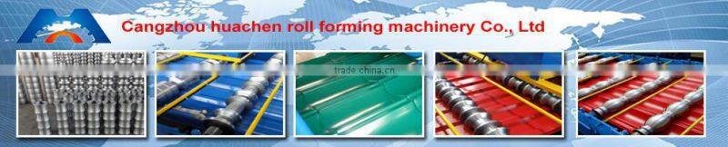 V angle roof sheet metal bending machine with punching