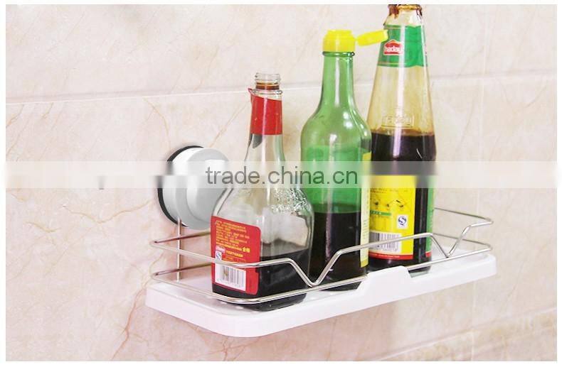 Suction cup wall mounted paper towel holder Bathroom Corner Shelf