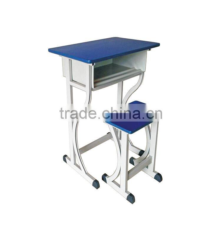 Commercial Cheap Price Wooden School Furniture Desk And Chair Set
