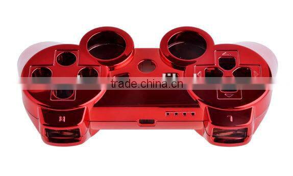 Custom Red Chrome Shell for PS3 Chrome Housing for Playstation 3 Controller Full Shell Plus Full set Buttons