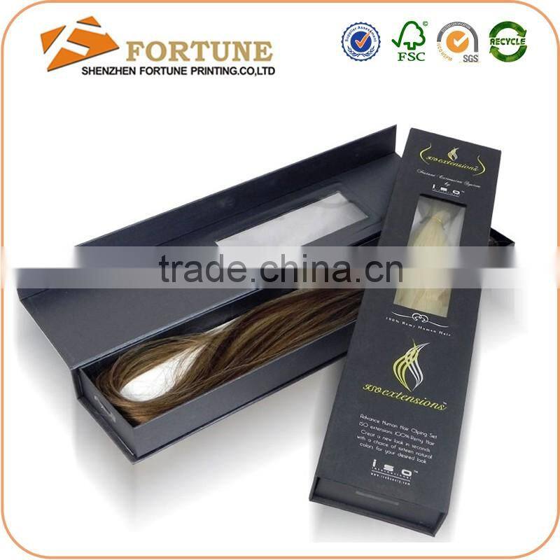 Factory Produce Hair Extensions Box Package Directly